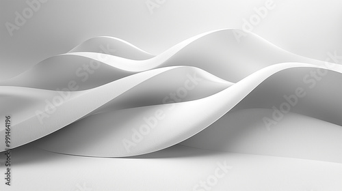 White background luxurious abstract texture Sparkling with soft, beautiful waves