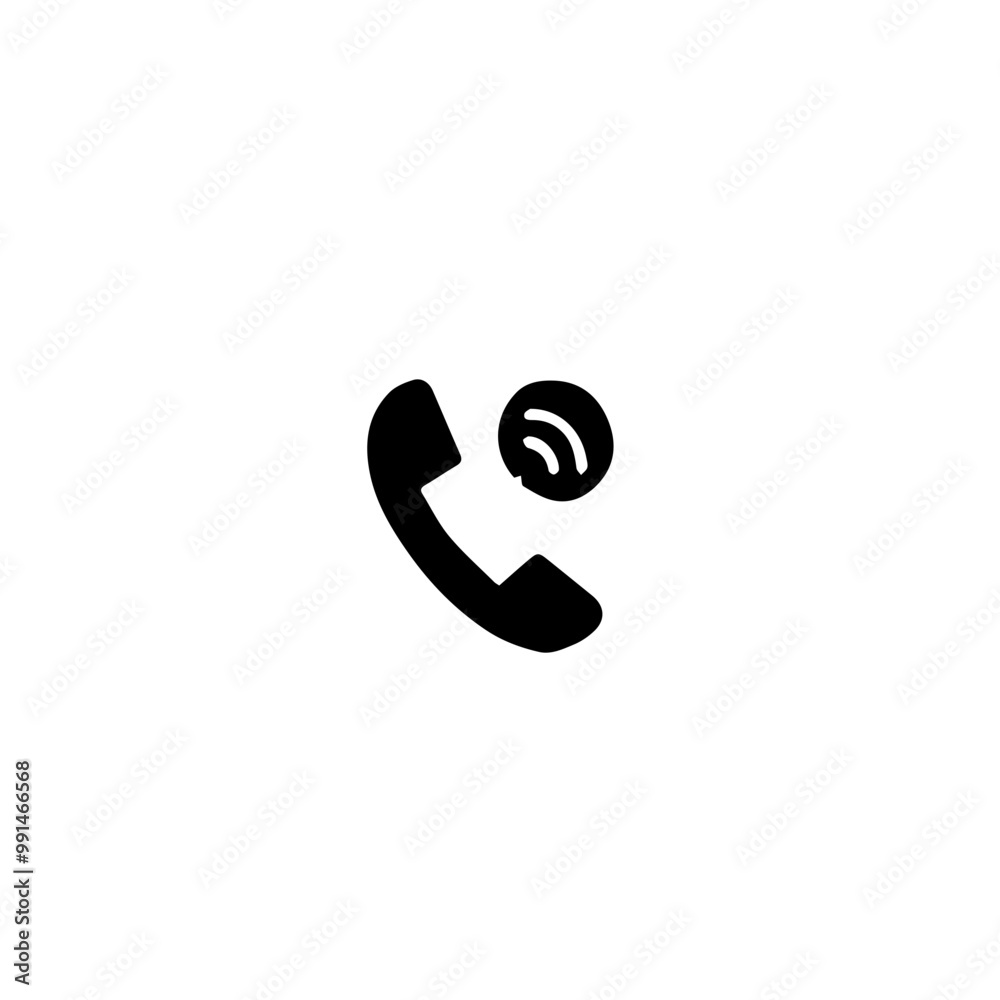 Contact us line vector icon Contact us line vector icon