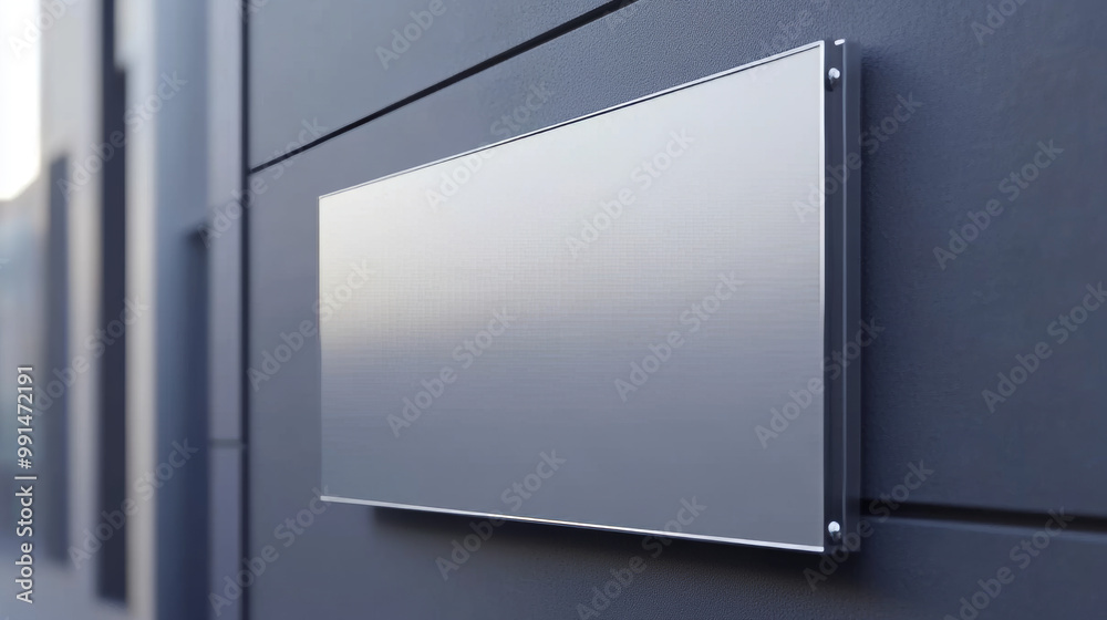 A blank metal sign, perfect for displaying your office name or message. It's a 3D model, so it looks realistic. The sign is empty, giving you plenty of space to add your own text or design. A blank metal sign, perfect for displaying your office name or message. It's a 3D model, so it looks realistic. The sign is empty, giving you plenty of space to add your own text or design.