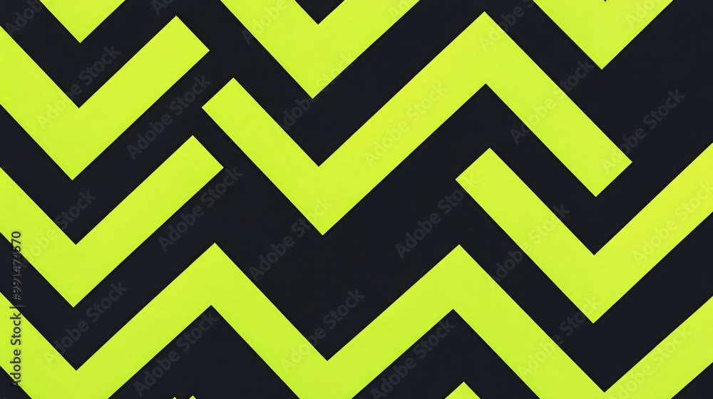 Abstract geometric background with chevron pattern in green and black colors. Abstract geometric background with chevron pattern in green and black colors.