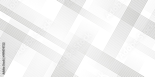 Vector tech Abstract thin black and white gradient silver stripe diagonal line vector carve wave minimal texture. vector illustration monochrome stripe pattern technology web graphic design.