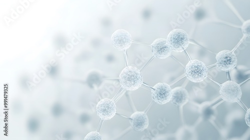 Wallpaper Mural Abstract Representation of a Molecular Structure Torontodigital.ca