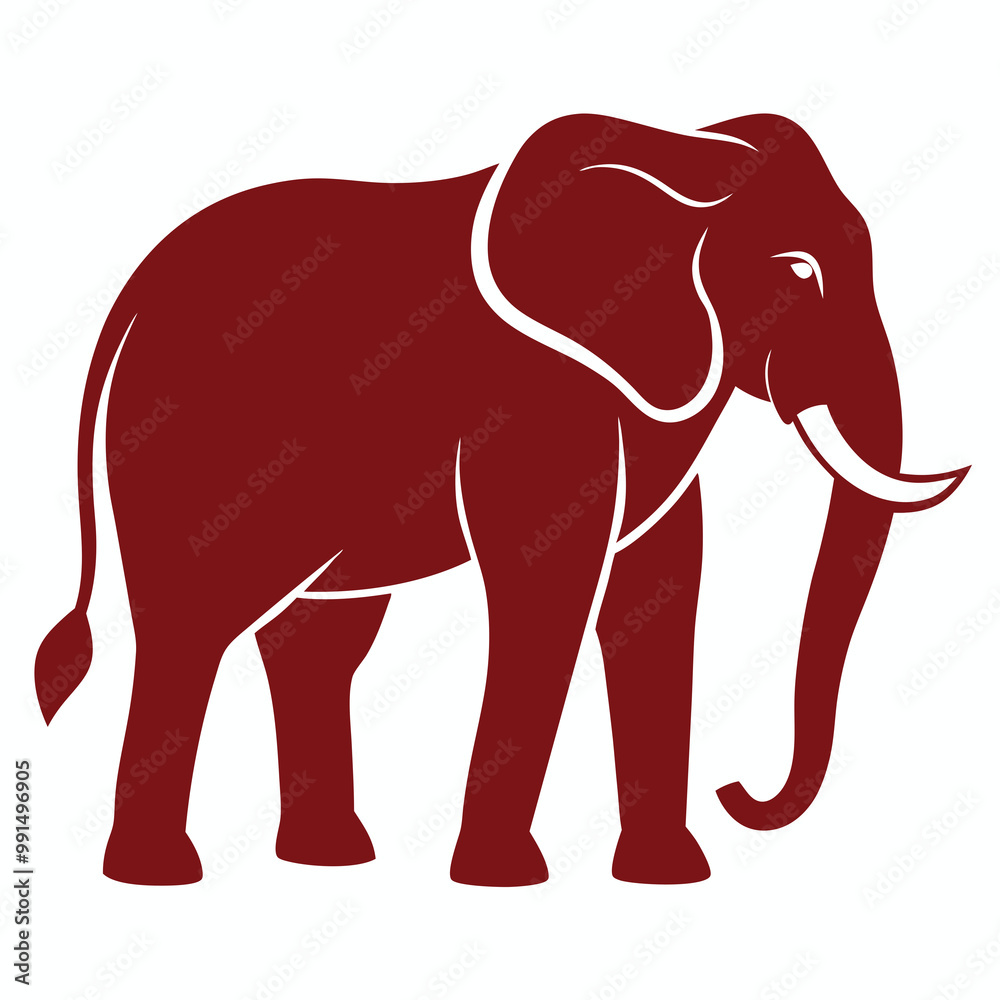 Obraz premium elephant vector illustration