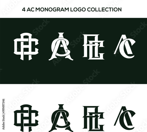 AC monogram logo collection