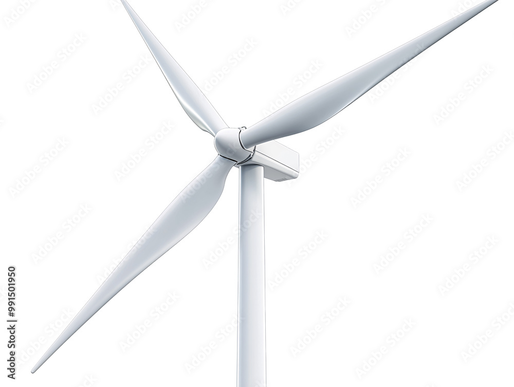 a white windmill with four blades a white windmill with four blades