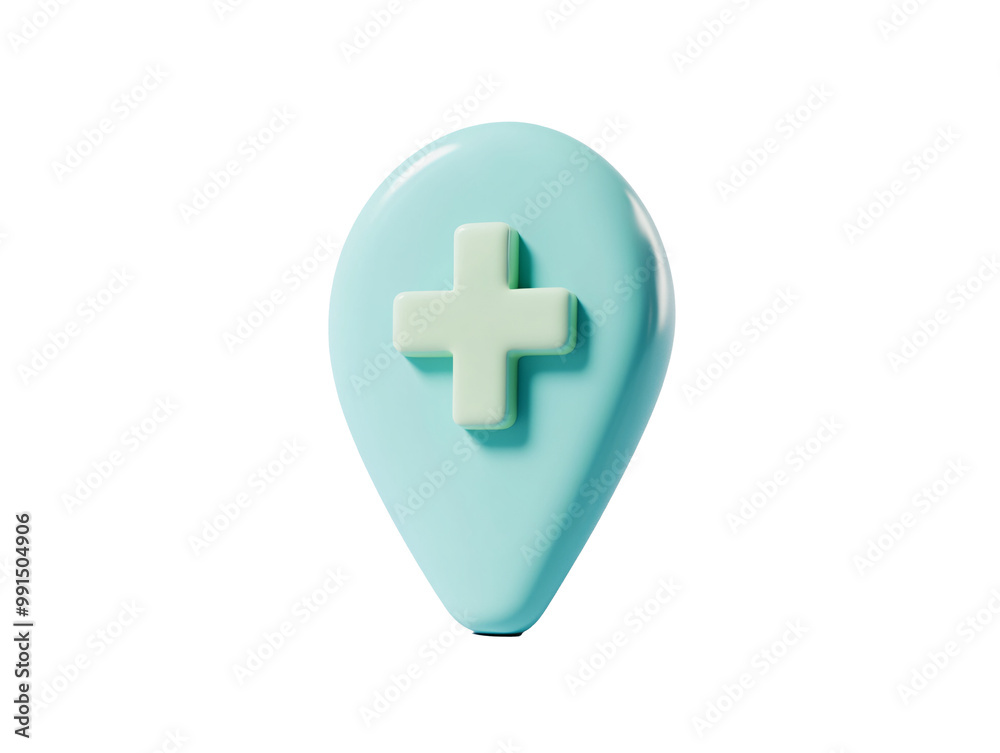a blue and white cross on a blue pin a blue and white cross on a blue pin