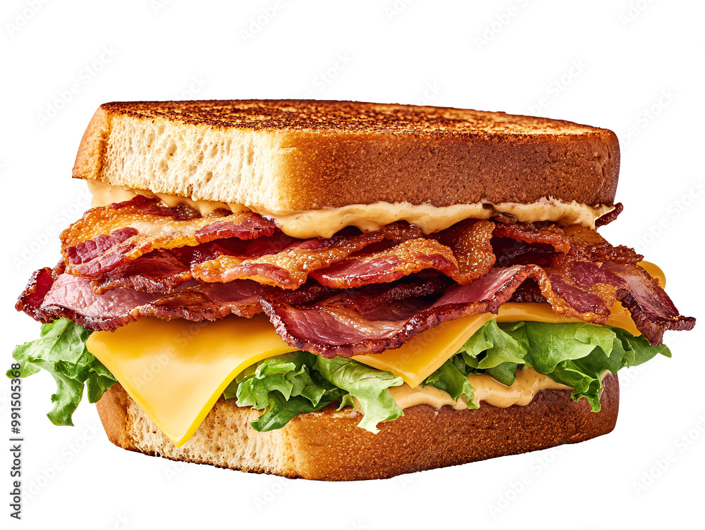a sandwich with bacon and lettuce a sandwich with bacon and lettuce