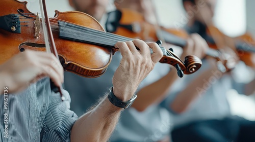 Local musicians playing folk instruments in a small, cozy venue, Folk Music, Cultural heritage photo