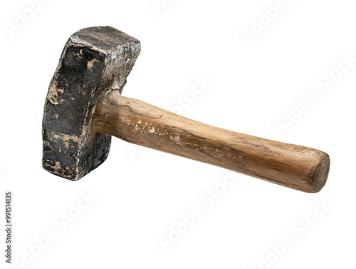 a close up of a hammer