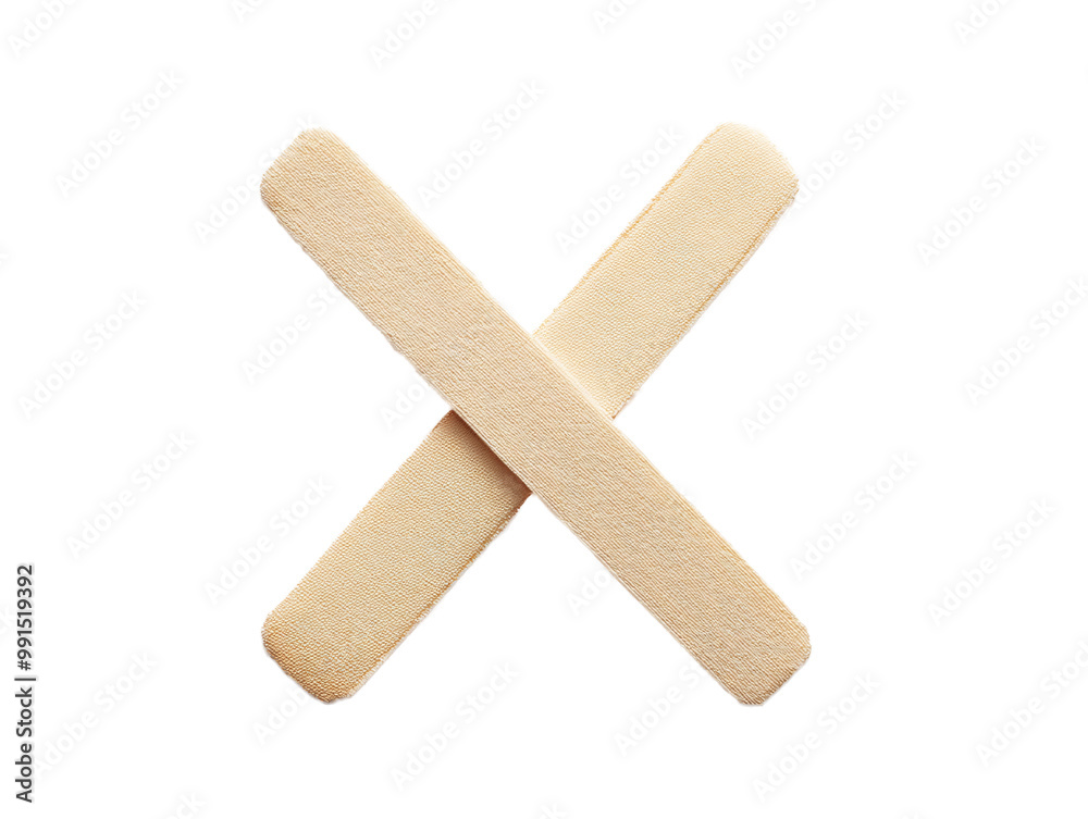 a pair of band aid strips a pair of band aid strips