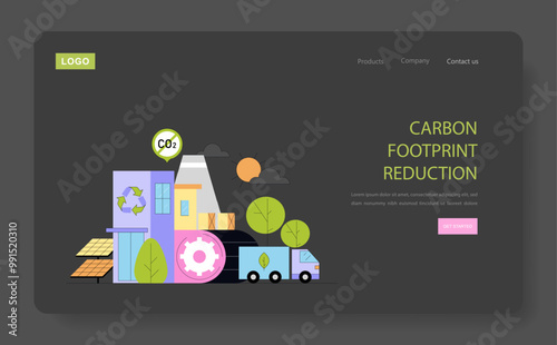 Sustainability and ESG. Flat Vector Illustration
