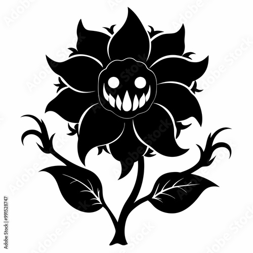vector illustration of a flower
