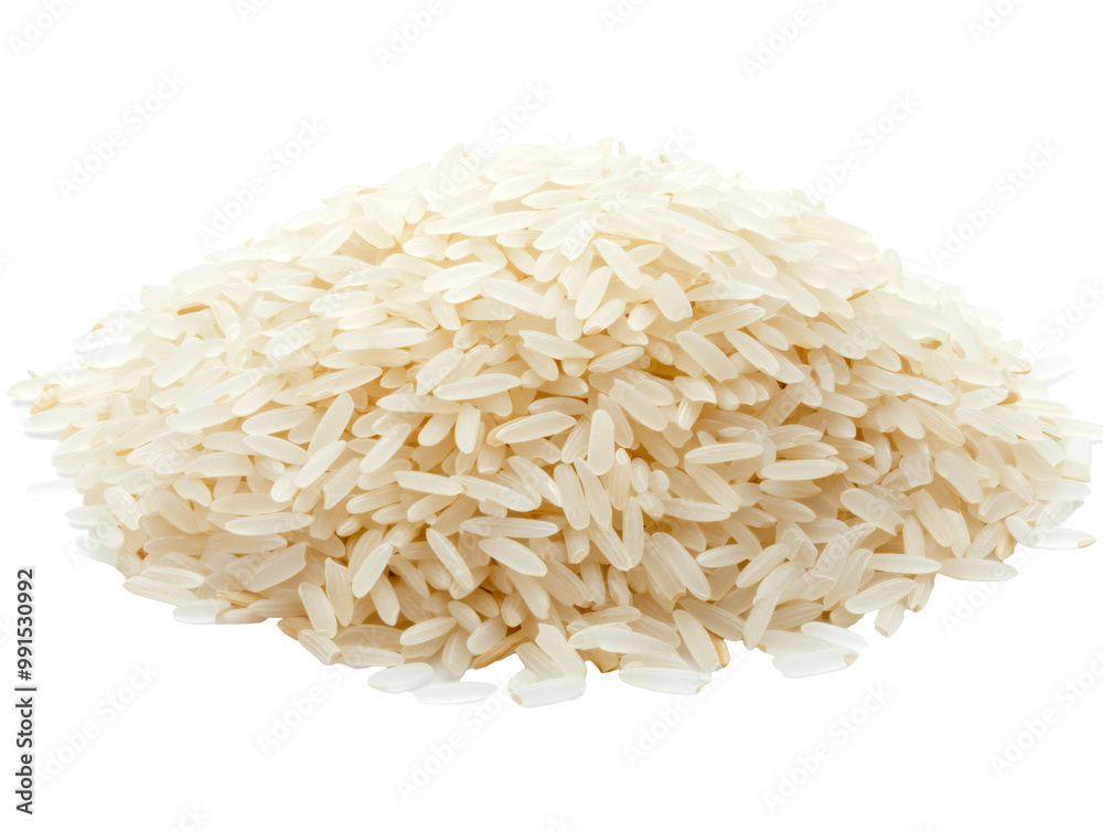 a pile of rice on a white background a pile of rice on a white background