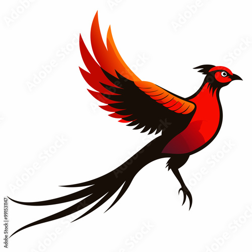 vector illustration of an eagle