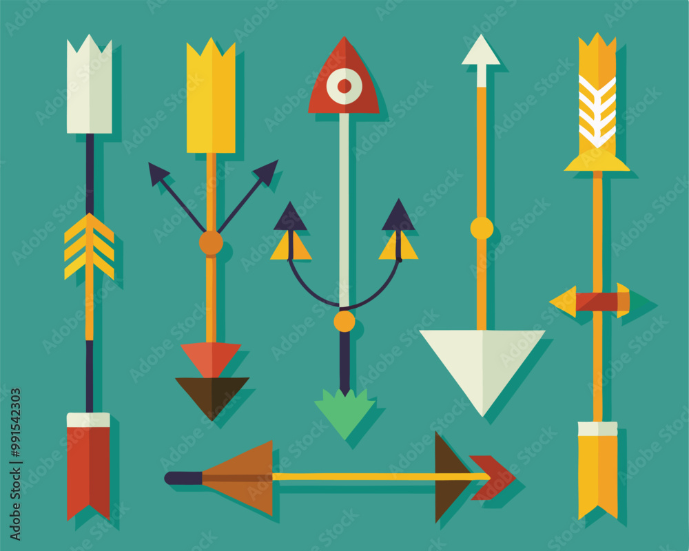 set of arrows set of arrows