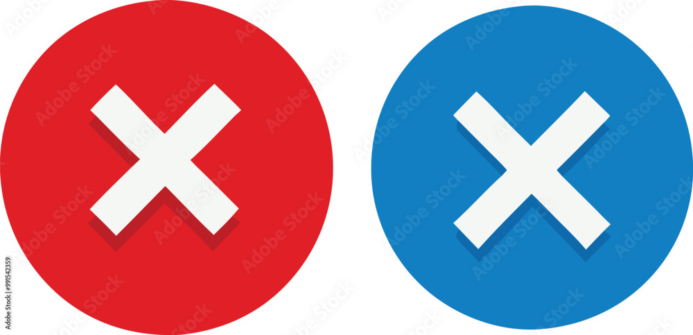 Fototapeta premium cross icon set.eps