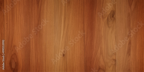A close up of high gloss lacquered wood paneling with a deep rich brown color the reflective surf.deep brow wood planks with natural texture, wooden retro background, light wooden background, table	
