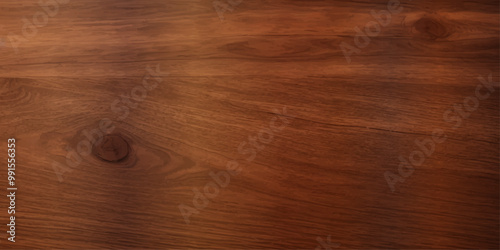 A close up of high gloss lacquered wood paneling with a deep rich brown color the reflective surf.deep brow wood planks with natural texture, wooden retro background, light wooden background, table	