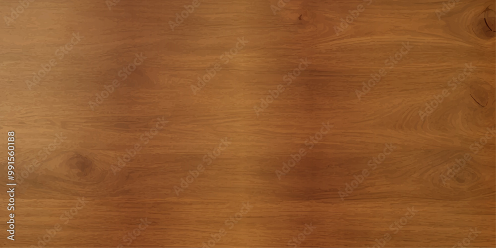 Fototapeta premium A close up of high gloss lacquered wood paneling with a deep rich brown color the reflective surf.deep brow wood planks with natural texture, wooden retro background, light wooden background, table 