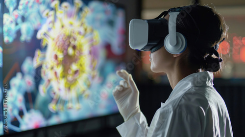 A creative Mpox public health strategy where information is spread through virtual reality simulations, allowing people to experience the impact of the virus and learn preventive measures firsthand