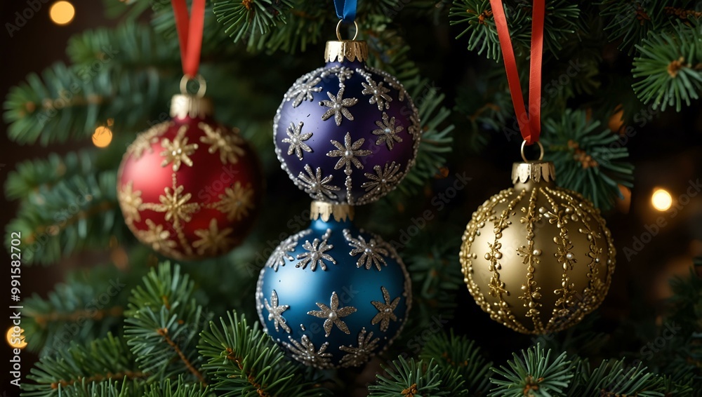 Christmas tree decorations. Christmas tree decorations.
