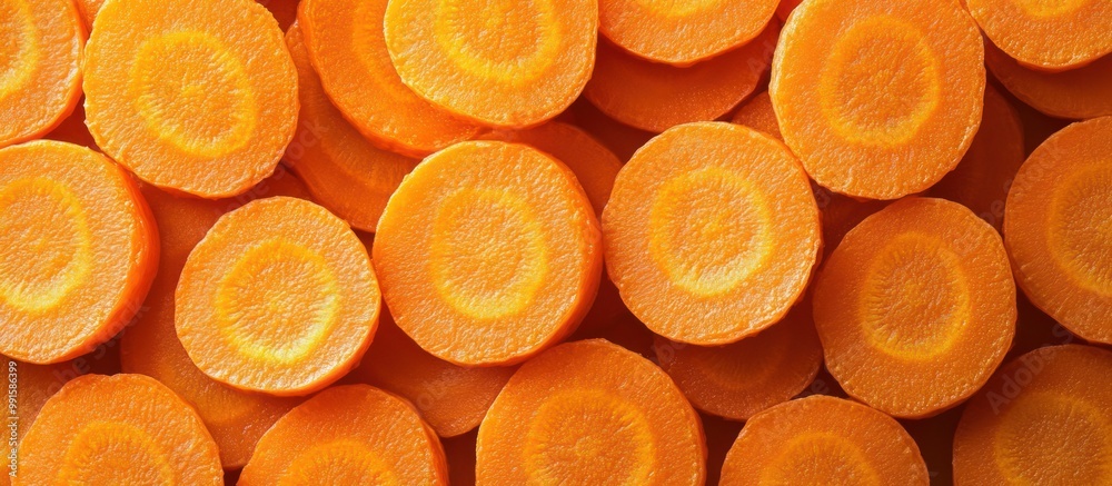 Close-up of Sliced Carrots Close-up of Sliced Carrots
