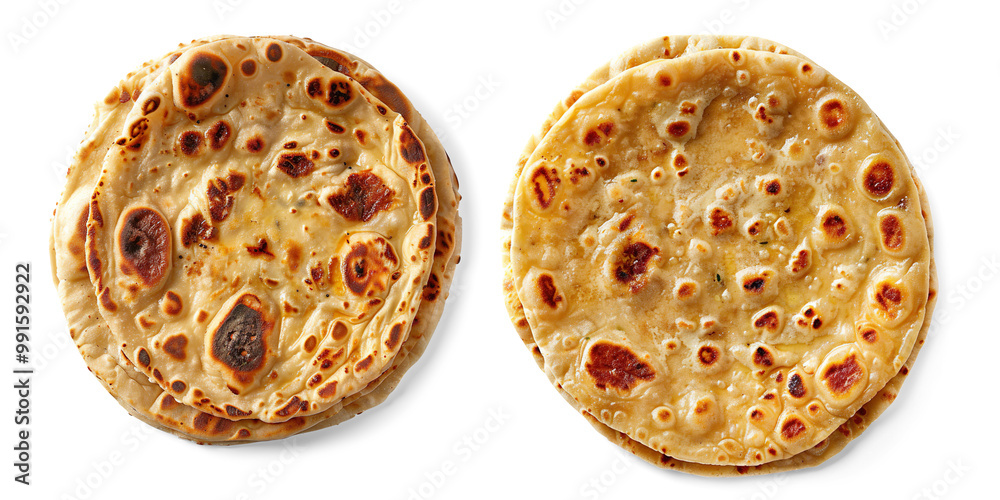 Stacked golden-brown on a Transparent Background Stacked golden-brown on a Transparent Background