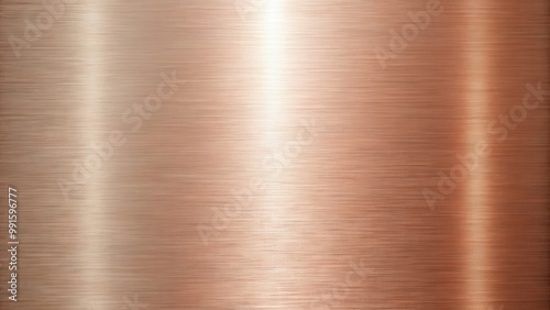 Aluminium texture with rose gold scratched stainless steel pattern for design projects photo