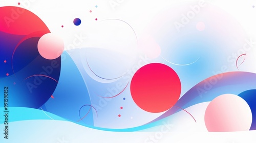 Vector background illustration modern design Premium