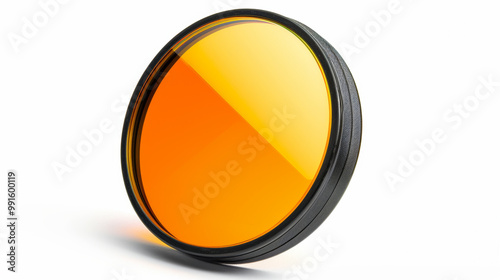 Solar observation filter for safely observing the Sun's surface features isolated on white background