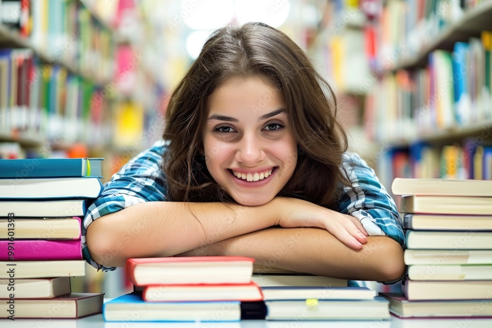 A person sitting with books, focused on learning A person sitting with books, focused on learning