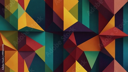 Colorful abstract geometric background.