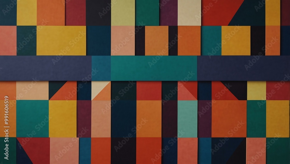 Colorful geometric shapes. Colorful geometric shapes.