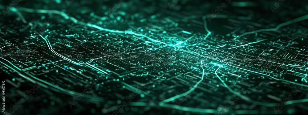 Futuristic power grid control interface, glowing nodes and lines representing energy flow, soft ambient lighting Futuristic power grid control interface, glowing nodes and lines representing energy flow, soft ambient lighting