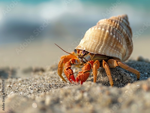 Hermit Crab's Sandy Escape photo