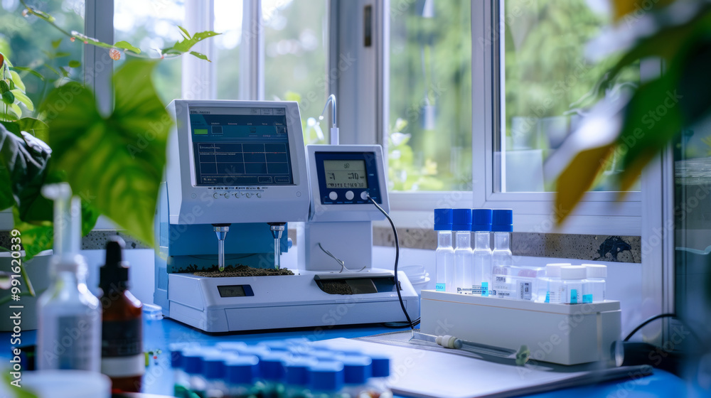 Soil chemistry equipment for analyzing soil composition and properties