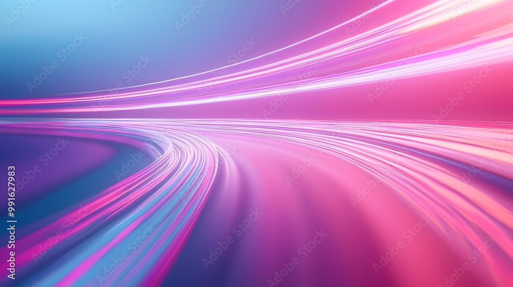 Abstract Pink and Blue Light Trails. Abstract Pink and Blue Light Trails.