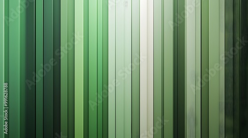 Abstract Green Stripes Background.