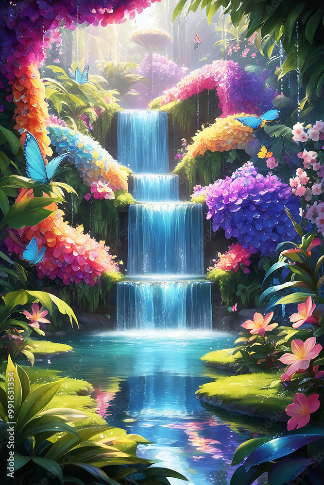 Fototapeta premium Fantasy world generated AI.