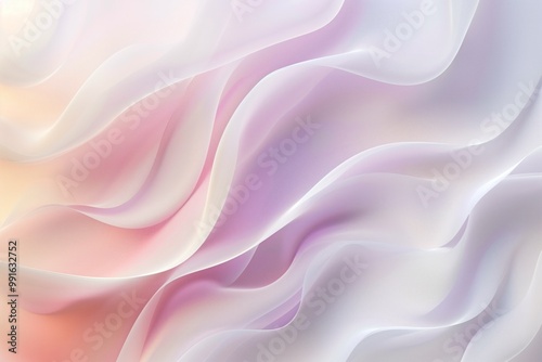 A pink and white fabric with a wave pattern