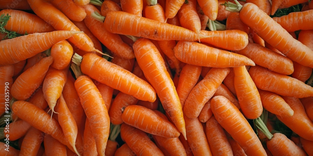 Fresh and vibrant orange carrots lie piled together. Perfect for a healthy meal or snack. Ideal for farmers markets or grocery stores. A colorful addition to any dish. AI Fresh and vibrant orange carrots lie piled together. Perfect for a healthy meal or snack. Ideal for farmers markets or grocery stores. A colorful addition to any dish. AI