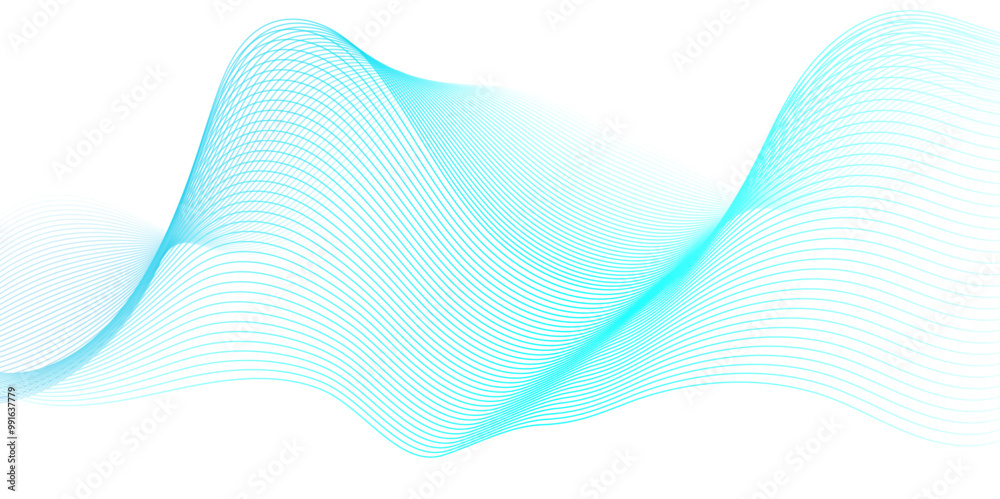 Vector seamless abstract blue technology blend smooth wave lines element swoosh speed sound energy wave lines modern stream digital futuristic tech transparent background. Vector seamless abstract blue technology blend smooth wave lines element swoosh speed sound energy wave lines modern stream digital futuristic tech transparent background.