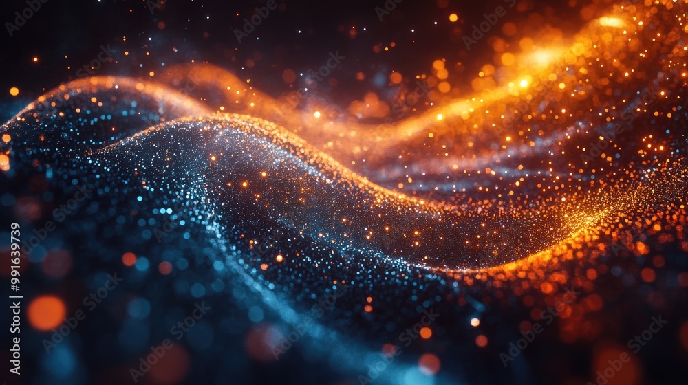 Futuristic Data Network in 3D Art. Abstract Tech Concept with AI Integration Futuristic Data Network in 3D Art. Abstract Tech Concept with AI Integration