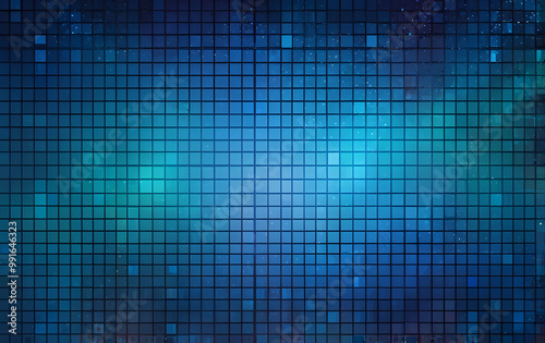 Blue and Pink mosaic tiles abstract background design