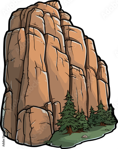 rock cliff