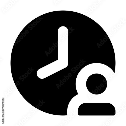 Clock User Icon
