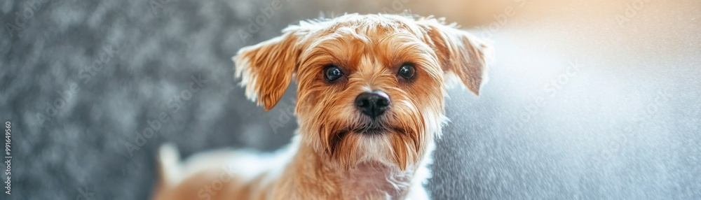 Adorable Dog Getting Deodorized and Pampered at Home Adorable Dog Getting Deodorized and Pampered at Home