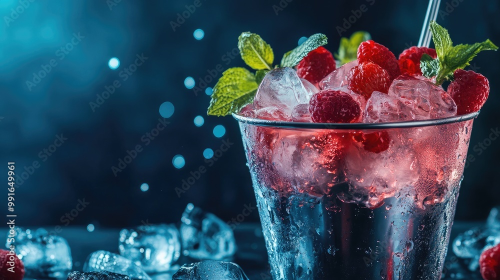 A stylish bucket of Rawkit drinks on ice, with a sleek composition that leaves room for a bold text overlay. The arrangement is simple yet elegant, creating a chill, modern vibe. A stylish bucket of Rawkit drinks on ice, with a sleek composition that leaves room for a bold text overlay. The arrangement is simple yet elegant, creating a chill, modern vibe.