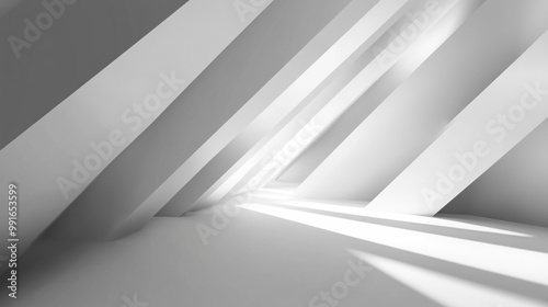 abstract white background with lines and shape.