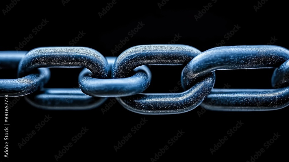 Fototapeta premium Close-up of a Metal Chain